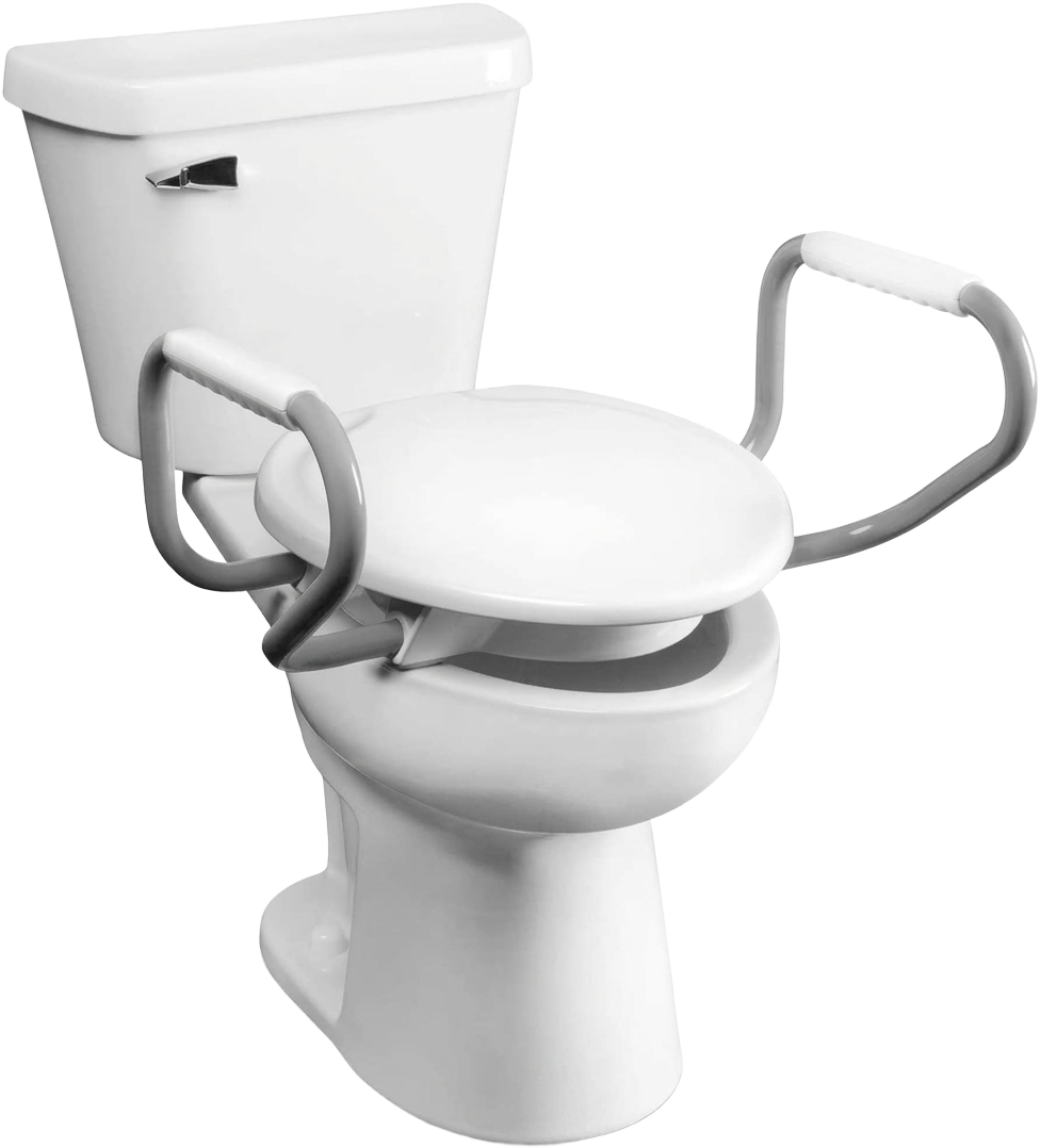 Bemis Assurance 3" Raised Toilet Seat with Handles